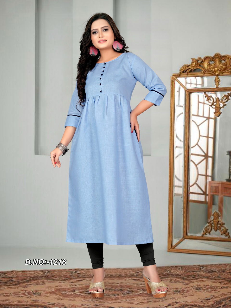 Lawanya 1 Heavy Latest Fancy Designer Cotton Colorful Kurti Collection